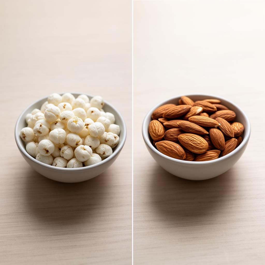 Makhana vs Almonds: Which Is the Better Indian Snack? (Honest Comparison)
